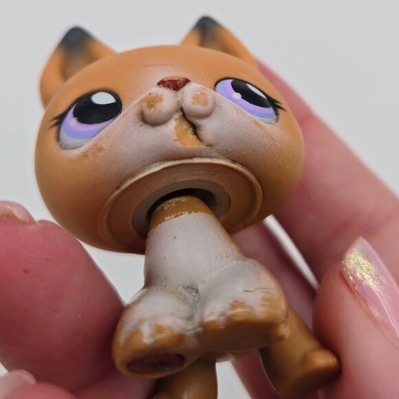 Littlest Pet Shop LPS Lot Cat #2768 Cat #2851 Poodle #48 German Shepherd #112 St - Picture 15 of 16